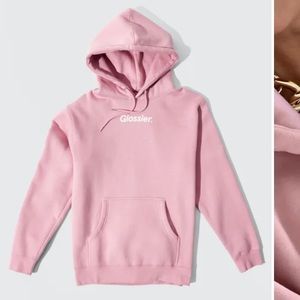 Glossier Original Pink Hoodie